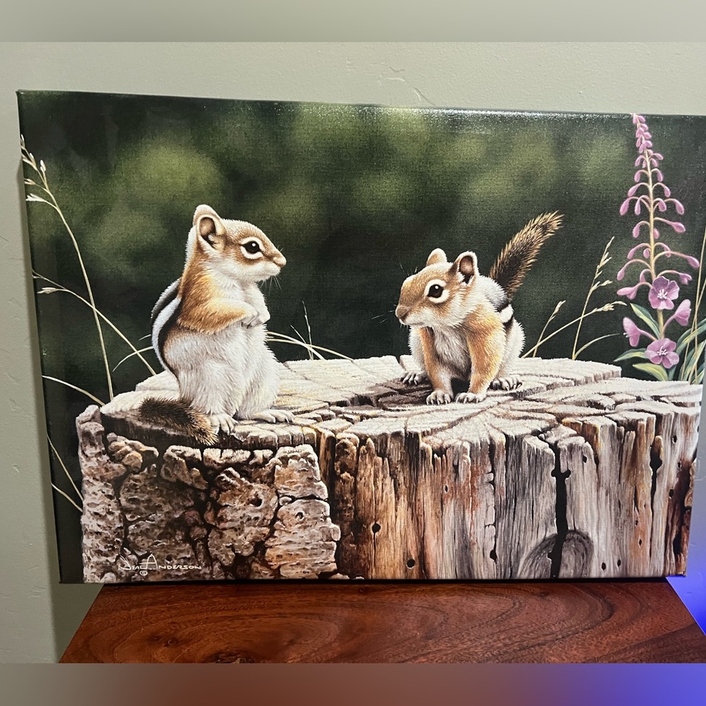 West wings “ Campground cut ups-chipmunks” by Neal Anderson